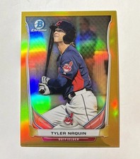 2014 Bowman Draft - Top Prospects Chrome Tyler Naquin #CTP-88 Gold Refractor /50