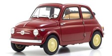 Kyosho 1/18 Fiat Nuova 500 Diecast Model Coral Red Diecast - New In Box