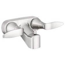 DF-SA110LH-SN RV Tub, Shower Faucet Valve Diverter with Winged Levers Brushe...