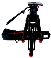 SACHTLER V20P HEAD CF CARBON SYSTEM MIDSPR PLT TPANBAR TDKN PROBAG SERVICED 63Lb