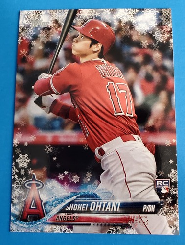 Shohei Ohtani RC 2018 Topps Holiday Baseball Rookie Card #HMW17 GRADE-WORTHY! 🔥