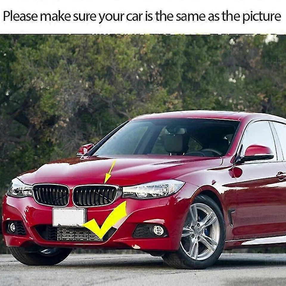 Pair LH+RH Front Kidney Grille For 2012-18 BMW F34 328i 330i 335i 340i GT xDrive Foto 2 de 4