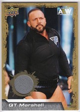 2022 Upper Deck AEW All Elite Wrestling Mat Relics Gold QT MARSHALL #16 Factory