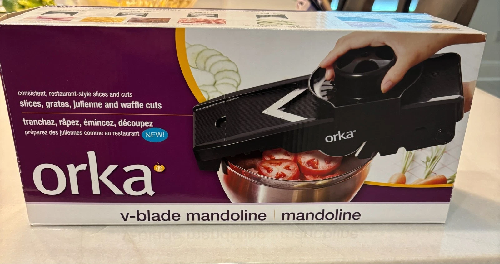Orka V-Blade Mandoline Set - New Factory Sealed Box