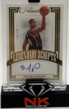 2021-22 Panini Flawless Shawn Kemp Legendary Scripts Auto Gold /10