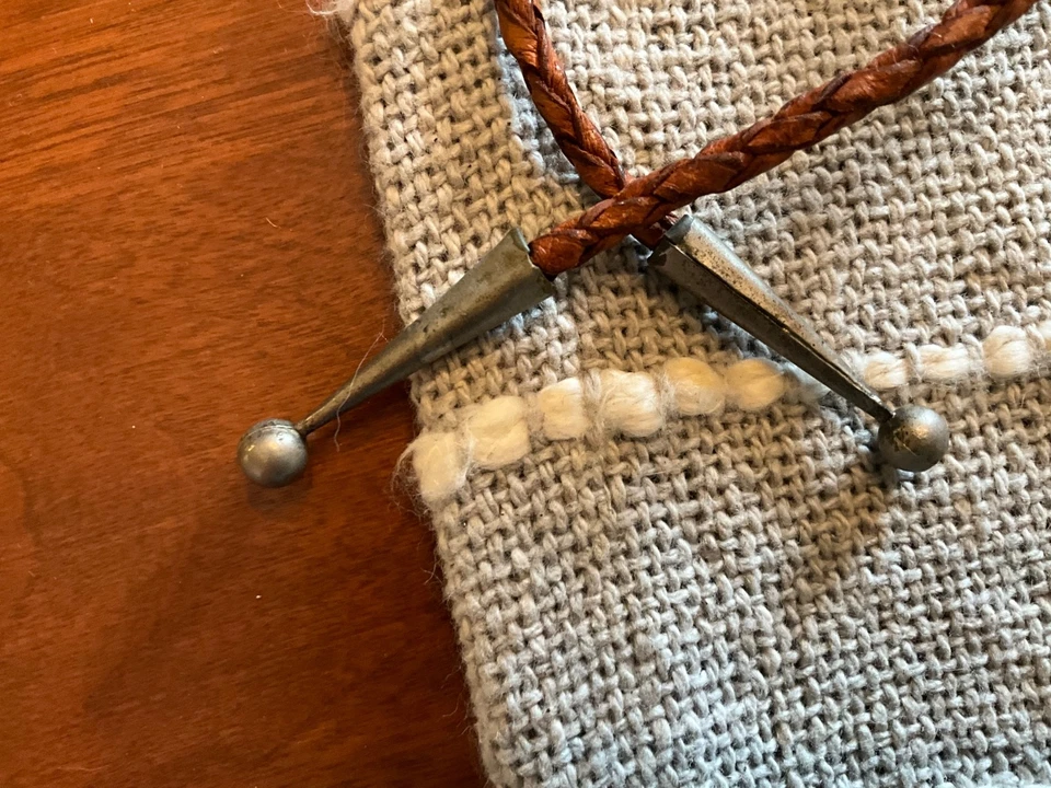 Lote De 4 Corbatas Bolo Vintage... ¿Diente De Tiburón? Shell, Pat. Pendiente en muy buen estado Foto 4 de 4