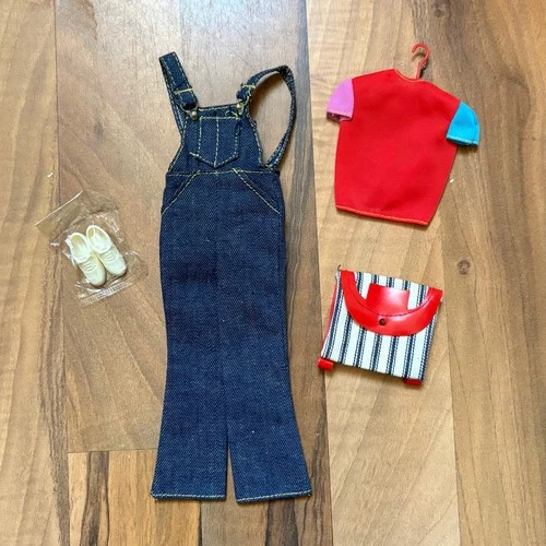 Vintage Barbie Outfit #3488 Overall Denim Mint/NM & Complete