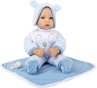 Puppe Lukas Inkl. Ausziehbarer Bekleidung, Schnuller Und Weicher Kuscheldecke, R