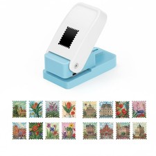 Rectangle-Shaped Postage Stamp Punch - Ideal for Paper Crafts, Scrapbooking ...