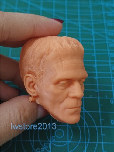 1:12 Frankenstein Benedict Cumberbatch Head Sculpt For 6" Male Figure Body - Picture 3 of 6