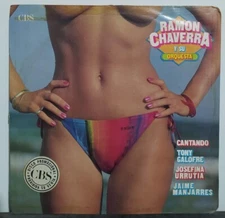 Ramon Chaverra y Su Orquesta - Tony Galofre , Vivo Pensando , Salsa Lp Latin