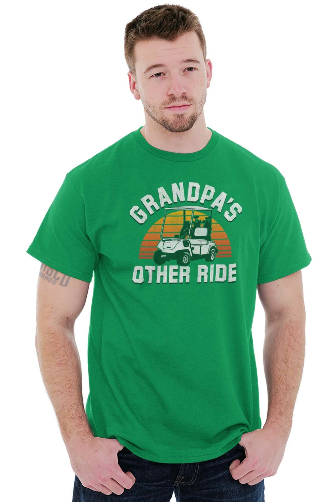 ALTRA T shirt girocollo casual da uomo regalo nonno golf altro nonno nonno