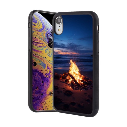 Case For iPhone X XS 11 12 13 14 15 Pro Max Beach Bonefire Artwork - Picture 52 of 240