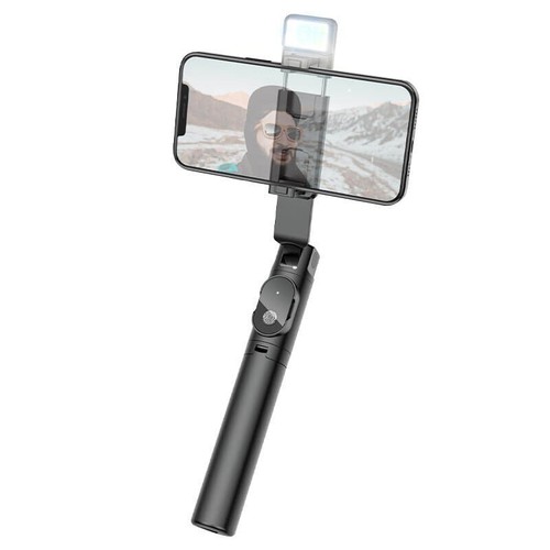Selfie Stick Handheld Phone Tripod With Bluetooth Shutter Remote LED Lights - Picture 26 of 29