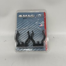 Maglite Black Universal Mounting Brackets for D-Cell Flashlight, 2 pk
