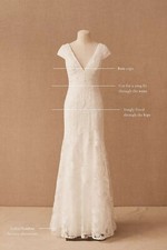 Brand New Wedding Dress BHDLN Jenny by Jenny Yoo Tierney Gown Size 2 NWT $1495 