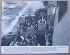 11x14 PHOTO WWII USS MISSOURI BATTLESHIP UNDER KAMIKAZE ATTACK BATTLE OF OKINAWA