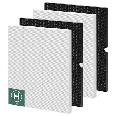 116130 Replacement Filter H for Winix 5500-2 Air Purifier and Models AM80, 2 ...