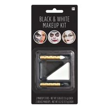 Make-Up Black And White Sticks and Grease Kit