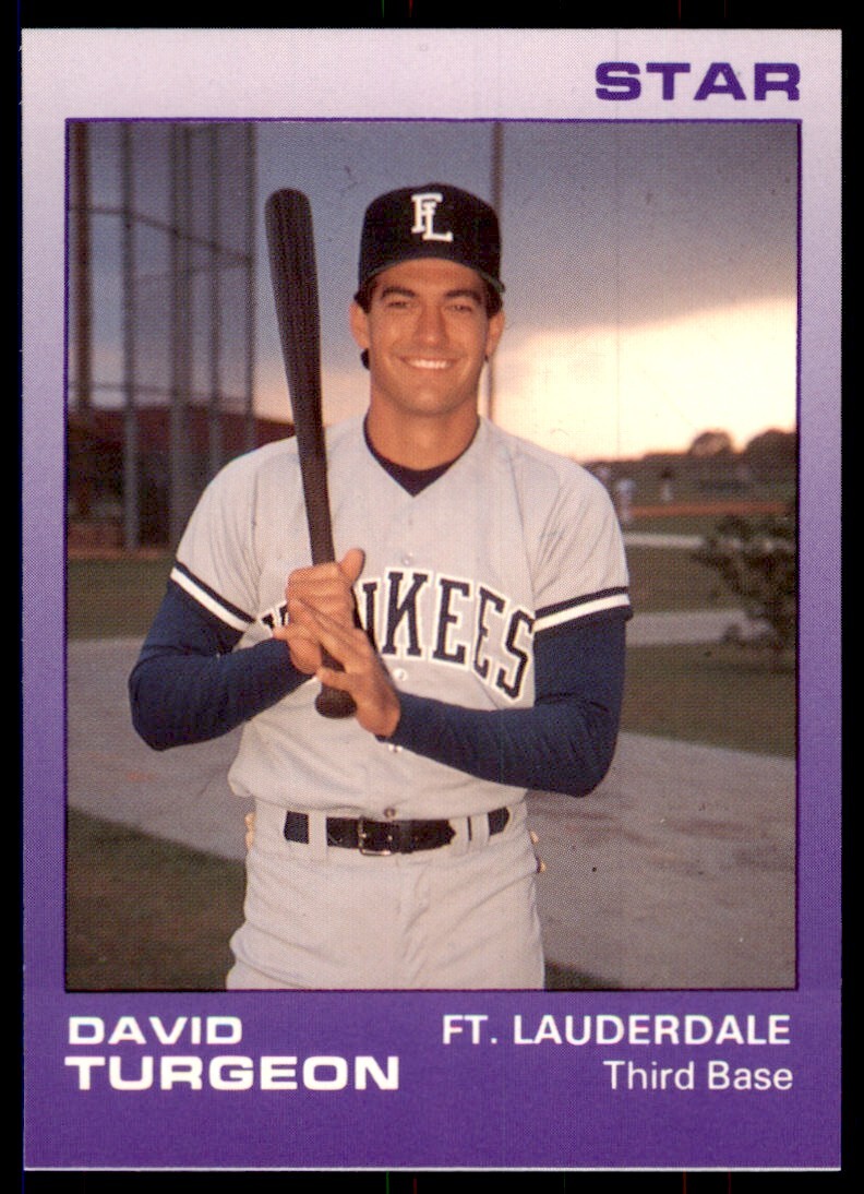 1988 Star David Turgeon. Baseball Cards #22 | eBay