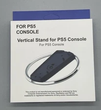PlayStation 5 Vertical Stand w/ Screw for PS5 Slim Disc Drive & Digital Console