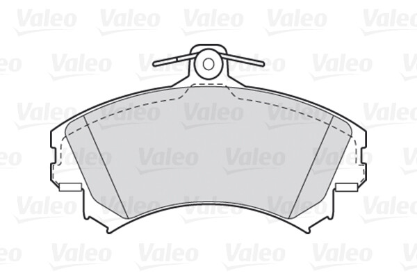 Valeo 301493 kit de plaquettes de frein à disque avec garniture haute durabilité