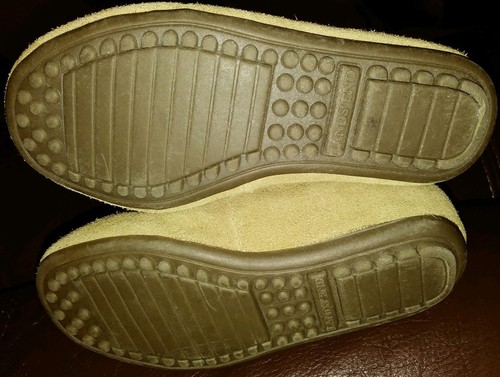 Lands End niñas Nita niños 9 altas bronceadas gamuza corbatas de encaje botas forradas de piel mocasines - Imagen 3 de 8