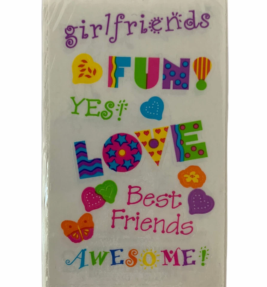 Pegatinas vintage de la señora Grossman’s nuevas selladas 3 hojas Bitsy Babble Words ENVÍO GRATUITO Foto 4 de 4