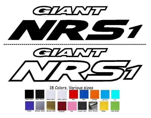 Giant NRS frame Bike Decal Sticker Set 