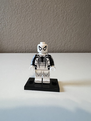 Custom 3rd Party Brick Minifigure Spider Man 2 - Anti Venom Spider-Man Suit!
