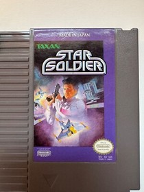 TAXAN Star Soldier NES Nintendo 1988 Game Cartridge w/ Dust Sleeve