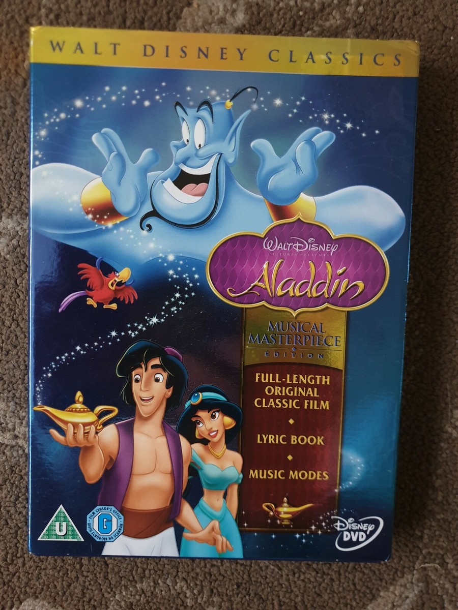 DISNEYS ALADDIN MUSICAL MASTERPIECE EDITION DVD DISNEY | eBay