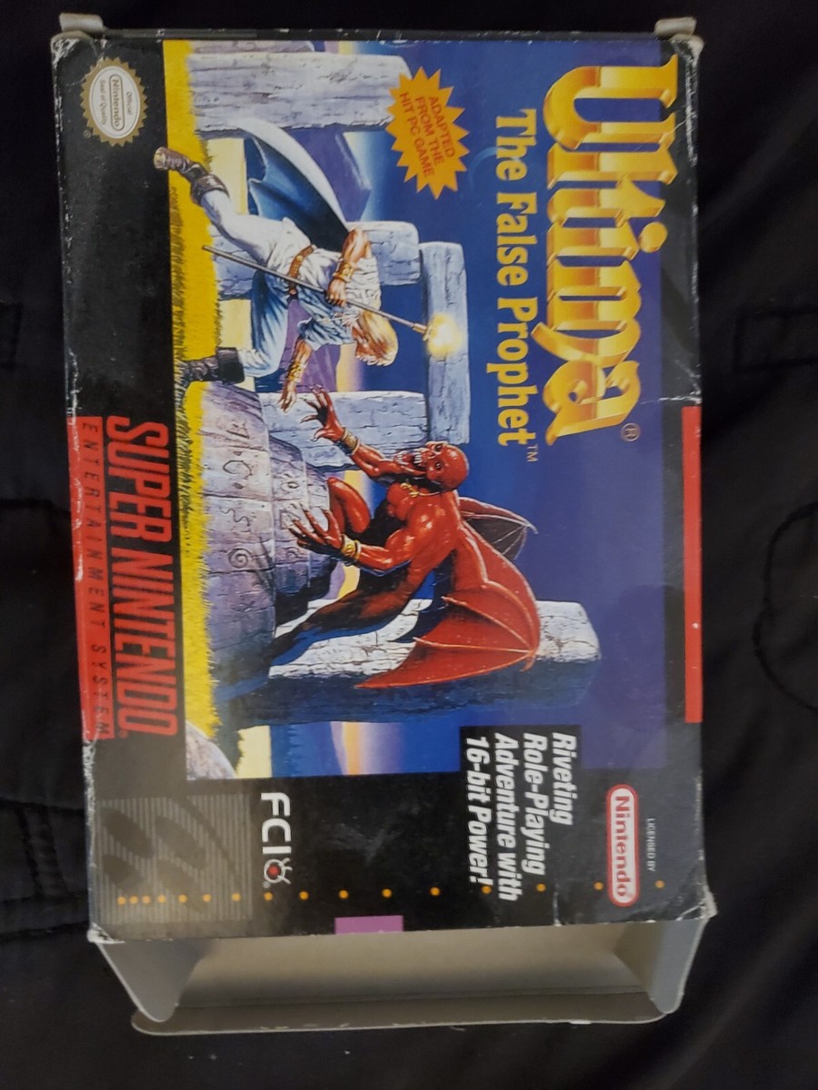 Ultima The False Prophet SNES CIB | eBay