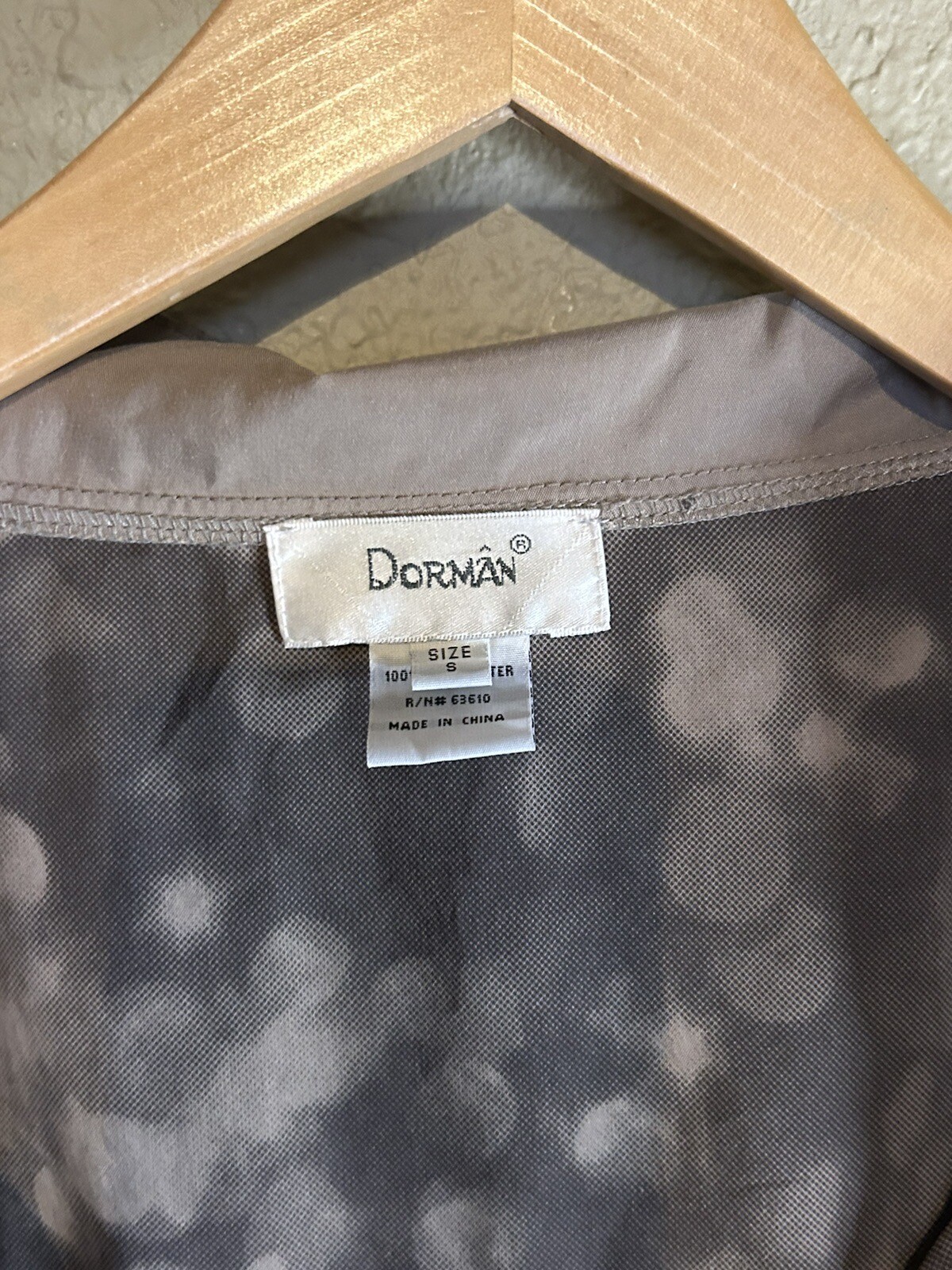 Dorman Lightweight Button Jacket Pockets Zipper I… - image 3