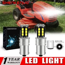 2 6000K LED Headlight Bulb For Simplicity Landlord Prestige Regent mower tractor