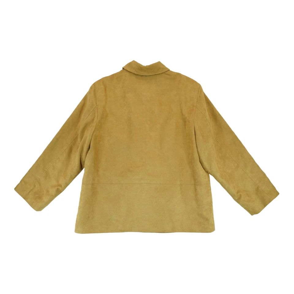 NORTON STUDIO Tan Size 12 Long Sleeve Botton Up Casual Jacket Super Soft - Image 2 of 4