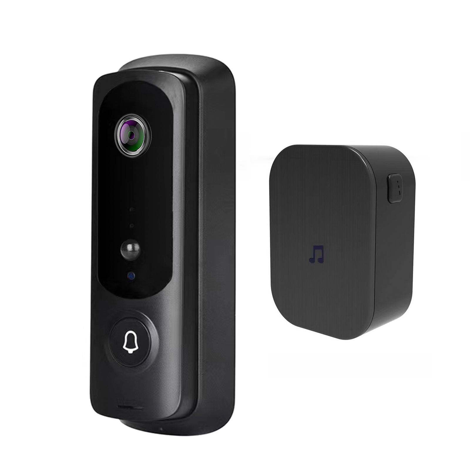 Wireless WiFi Video Doorbell Chime Kit Phone Security Door Ring Camera