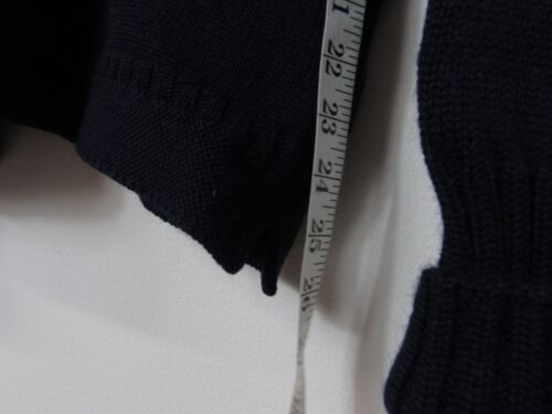 SUMERLAND Vintage Jersey Isles Wool Thick Knit Blue Fisherman Jumper M 40" -Wear - Picture 10 of 11