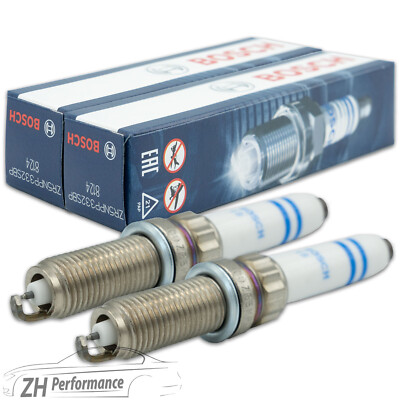 2x BOSCH ZR5NPP332SBP Zündkerze 0 242 145 552 PORSCHE 718 991 992 Carrera S GTS