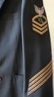 1960s Vietnam US Navy Senior CPO Ops Spec Dress Pea Coat Bullion Rank Insignia — photo 2