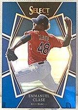 2022 Select Baseball Premier Level Blue #132 Emmanuel Clase Guardians