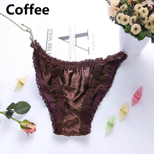 Sexy Tangas de Seda Calzoncillos Mujeres Cuerda G Bragas Ropa Interior Knickers Bikinis - Imagen 23 de 29