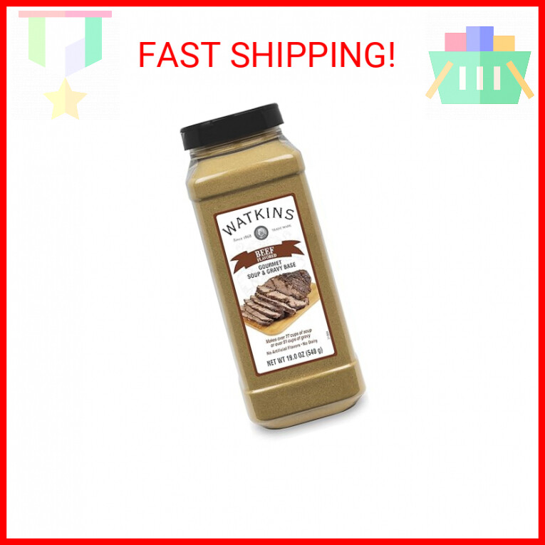 Watkins Soup and Gravy Base, Beef, 19 oz., 1 Count eBay