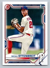 2021 Bowman #BD-170 Micah Ottenbreit   Philadelphia Phillies