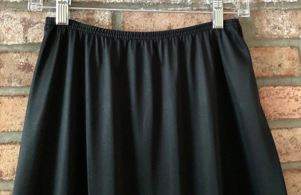 DE COLECCIÓN ADONNA FOR SEARS NAILON NEGRO MEDIO DESLIZAMIENTO TALLA MED. ANTRON III ~ EXC. USA Foto 2 de 4