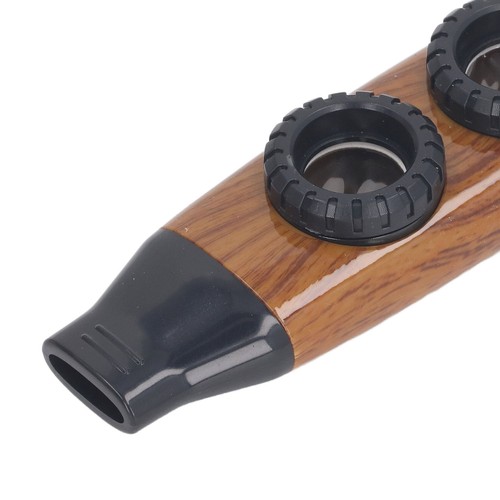 (Wood Color)Kazoo Flute Dual Hole Flute Adjustable Musical Wind Instrument BT0 - Picture 8 of 22