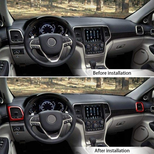 Dashboard Air Vent Door Handle Bowl Trim Interior for 11-20 Jeep Grand Cherokee - Picture 4 of 12