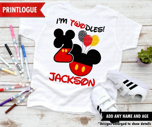 Mickey Mouse Birthday Shirt, Mickey 