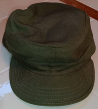 BDU Olive Drab COMBAT PATROL COLD WEATHER CAP w/EAR FLAPS SIZE 7 1/4 Medium