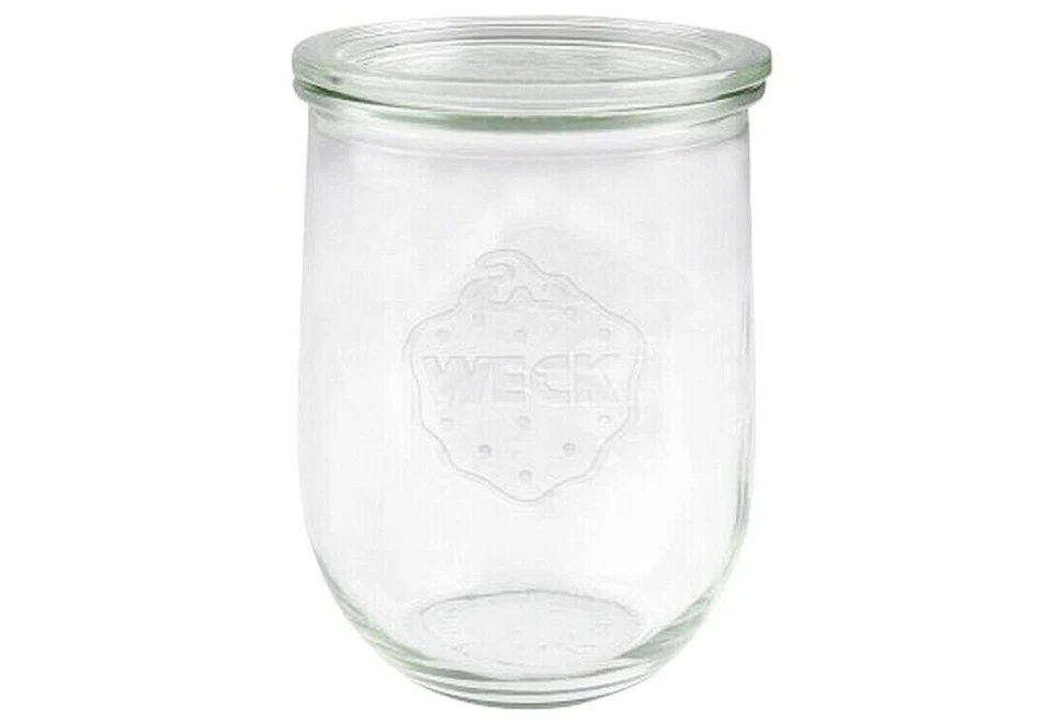 Weck Einkochgläser Einmachgläser, Tulpenform, 1062 ml, 6 Stück